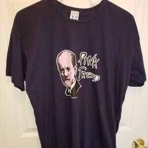 'Pink Freud' vintage men's graphic t-shirt Sz large EUC
